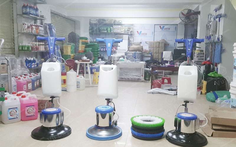 Địa chỉ bán máy móc hoá chất dụng cụ vệ sinh công nghiệp tại Nam Định